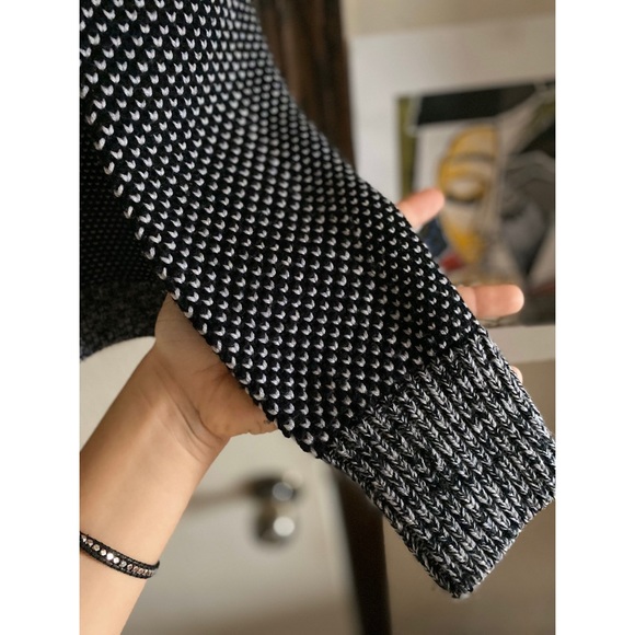 Rag & Bone Patterned Grey Merino Wool Sweater - Picture 3 of 5